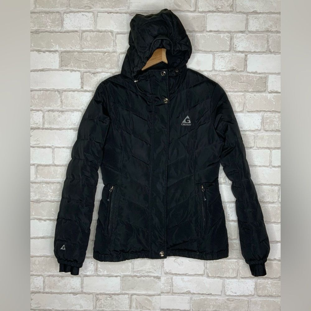 NWOT Gerry Weber Black Down Puffer Jacket Size S